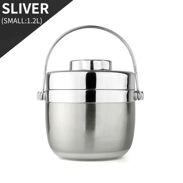 Bento Box Food Thermal Jar Insulation Soup Thermos Bag Portable Stainless Steel Leak-proof Tableware Lunch Storage Container
