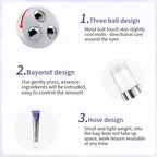 Anti Wrinkle Anti Dark Circle Eye Cream Roller Massager Moisturizing Eye Bags Anti Aging Hyaluronic Acid Eye Skin Care Products