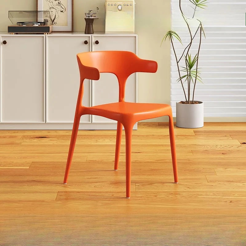 Kitchen Bedroom Plastic Chairs Stackable Dinette Kids Single Chair Party Dinner Sillas Para Sala De Estar Garden Furniture Sets