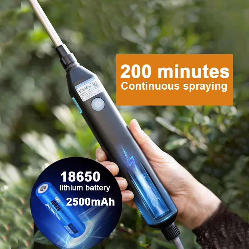 High-Pressure Agricultural Sprayer Lithium Battery 8L Backpack Pesticide Sprayer New Disinfection Irrigation Electric Sprayer