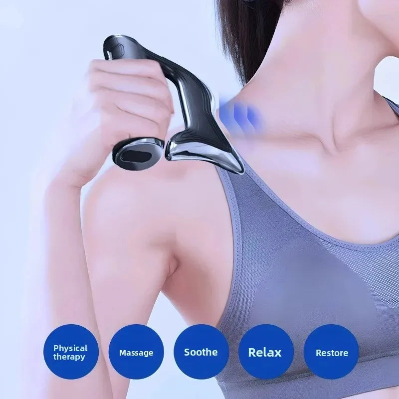 Electric Fascia Gun Muscle Stimulation Deep Tissue Percussion Massager for Muscle Pain Relief
