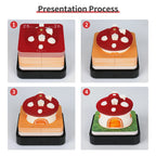 Omoshiroi 3D Calendar 2026 Mushroom 3D Notepad Led Memo Pad Note Paper Art 3D Sticky Note Blocks Office Accessories Novelty Gift