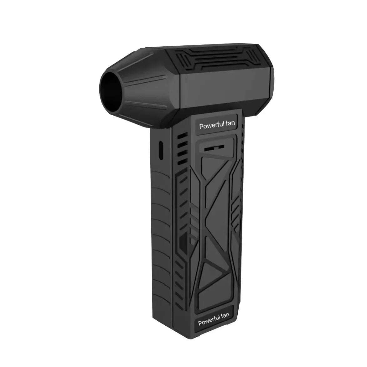 7.4V 130000RPM Brushless Mini Turbo Jet Fan Air Blaster 4000mAh Wireless Air Gun Rechargeable Blower Portable Fan Cross Jet Gun