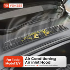 YZ Air Intake Cabin Debris Filter For Tesla Model 3 Highland Model Y Juniper 2021-2025 Insect-proof Net Air Inlet Protective