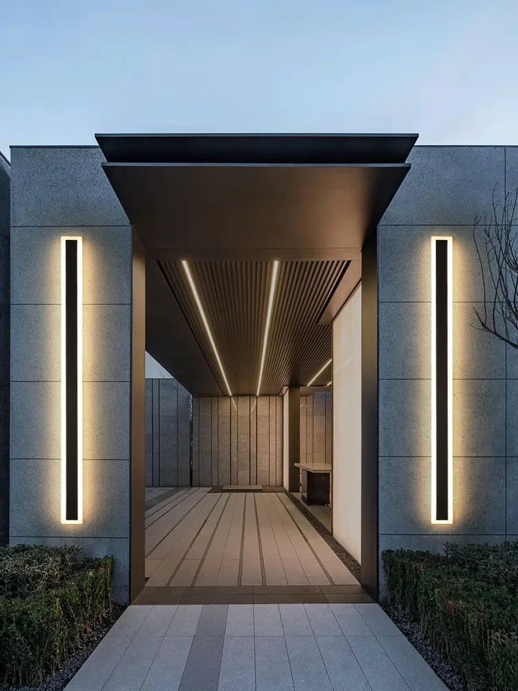 Outdoor LED Wall Lamp - Long, IP65 Waterproof, for Garden, Balcony, Entrance, Staircase | AlluCanFind