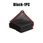 Black Shade Cloth Sunblock Mesh Cover Taped Edge With Grommets Sun Net For Pergola Plants Greenhouse Gardens Patio Canopy