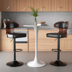 Home Bar Stools with Backrest (2-Pack)