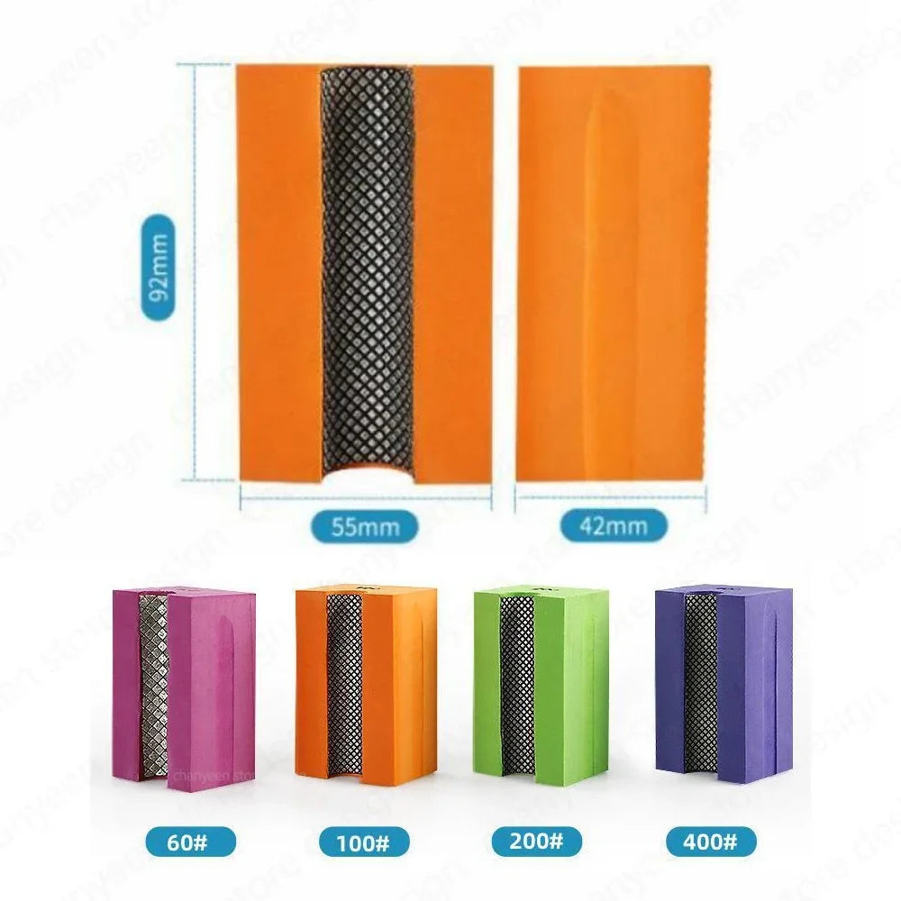 New! Concave Diamond Hand Polishing Pads Tile Glass Ceramic Abrasive Grinding Block Stone Marble Sanding Disc Polisher Tools
