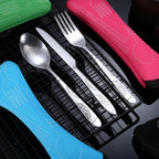 Travel Cutlery Set Portable Picnic Tableware Kit Storage Bag Kitchen Accessories Gadgets Tools Camping BBQ School Home Case