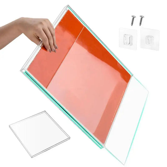 Vinyl Record Display Case Acrylic Wall Mount Holder For 12-Inch Vinyl Records Album Record Shelf Vinyl Record Wall Shelf