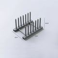 Multifunctional Dish Drainer Rack Space Saving Dish Organizer Kitchen Sink Organizer Stainless Steel Kitchen Storage Rack