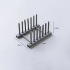 Multifunctional Dish Drainer Rack Space Saving Dish Organizer Kitchen Sink Organizer Stainless Steel Kitchen Storage Rack