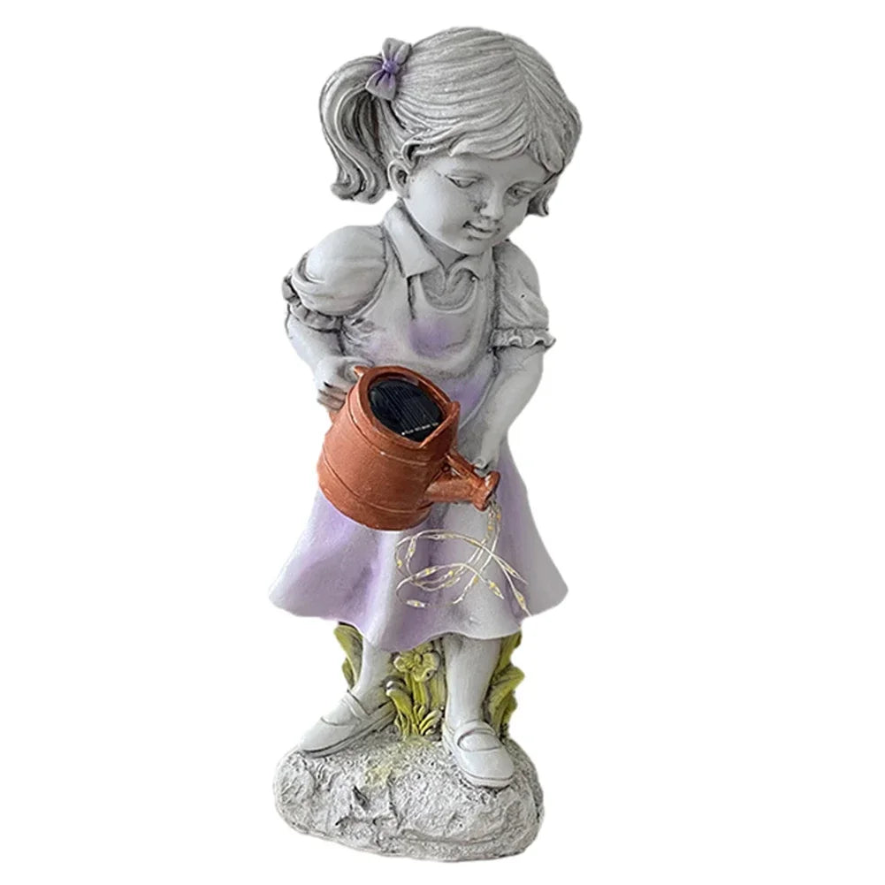 Gnome Garden Statues Fairy Garden Gnomes Decor Faceless Dwarf Doll Resin Statue Collection Outdoor Garden Decor Ornaments