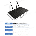 Portable Car Travel Mattress | SEAMETAL Foldable PU Sleeping Pad for Rear Seat (SUV/Sedan)