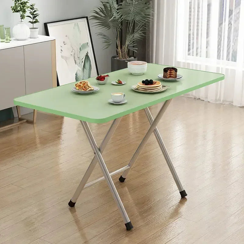 Furniture Simple Household Small Apartment Folding Table Eating Table Student Study Dormitory Portable Parallel Bars Ground Mark