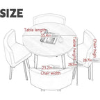 Modern 5-Piece Round Dining Table Set