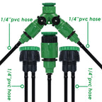 SPRYCLE 5m-100m 1/4'' Garden Watering Hose 4/7mm PVC Micro Drip Irrigation Pipe Tubing for Sprinkler Lawn Pot Plant Greenhouse