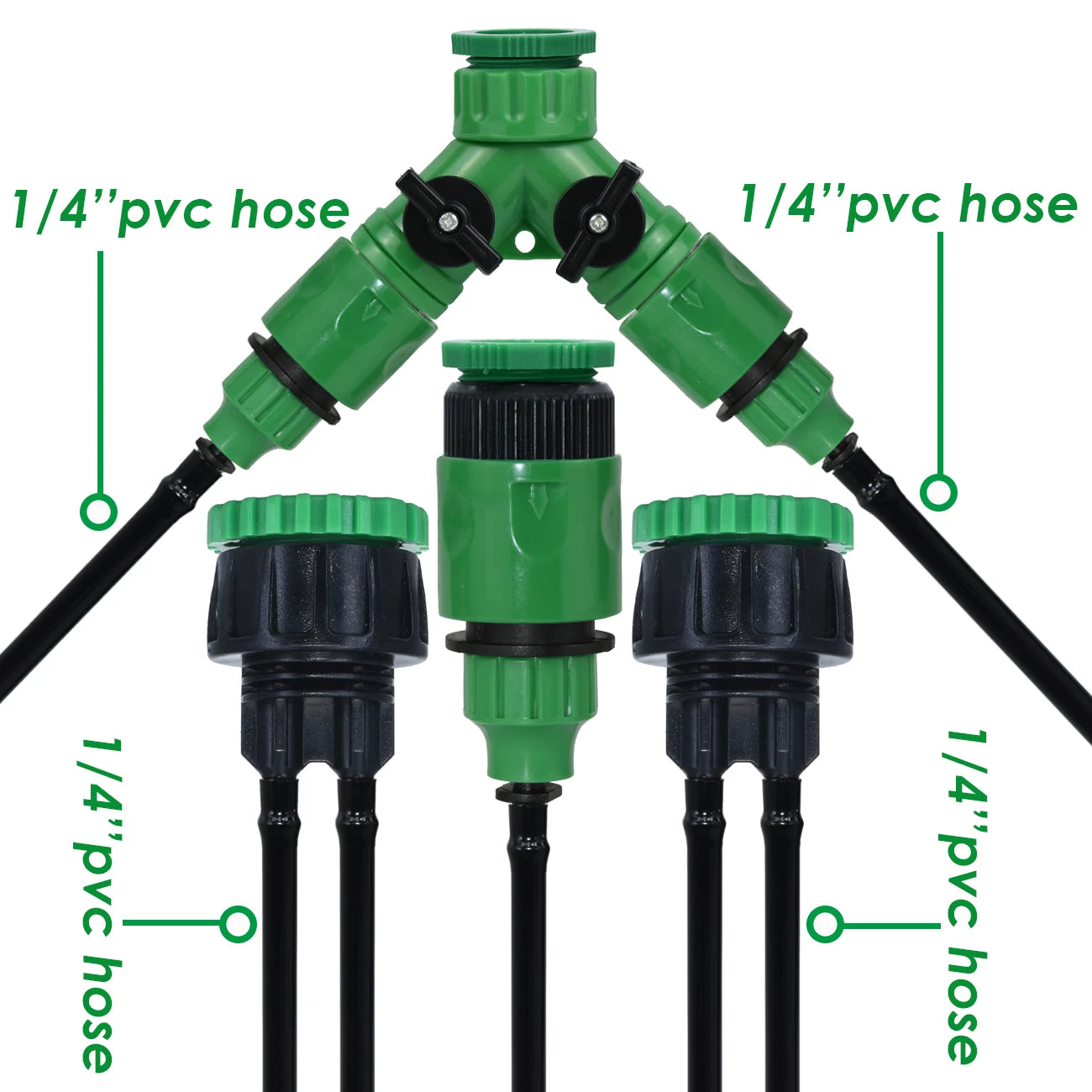 SPRYCLE 5m-100m 1/4'' Garden Watering Hose 4/7mm PVC Micro Drip Irrigation Pipe Tubing for Sprinkler Lawn Pot Plant Greenhouse