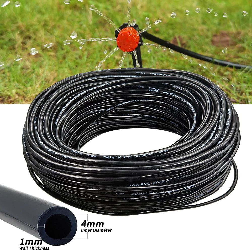 Oasis 5-50M Garden Micro Drip Irrigation Automatic Watering System Kit Controller DIY Mist Spray Cooling for Potted Plants Tools