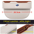For Subaru Brz Ascent Forester Impreza Legacy Outback WRX XV Car Sewn Seat Gap Crevice Slot Leather Storage Box Auto Accessories