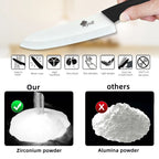 Ceramic Knives Set 3 4 5 6 Inch Chef Utility Paring Knife Fruit Slicer White Zirconia Blade with Peeler Kitchen Cutting Tools