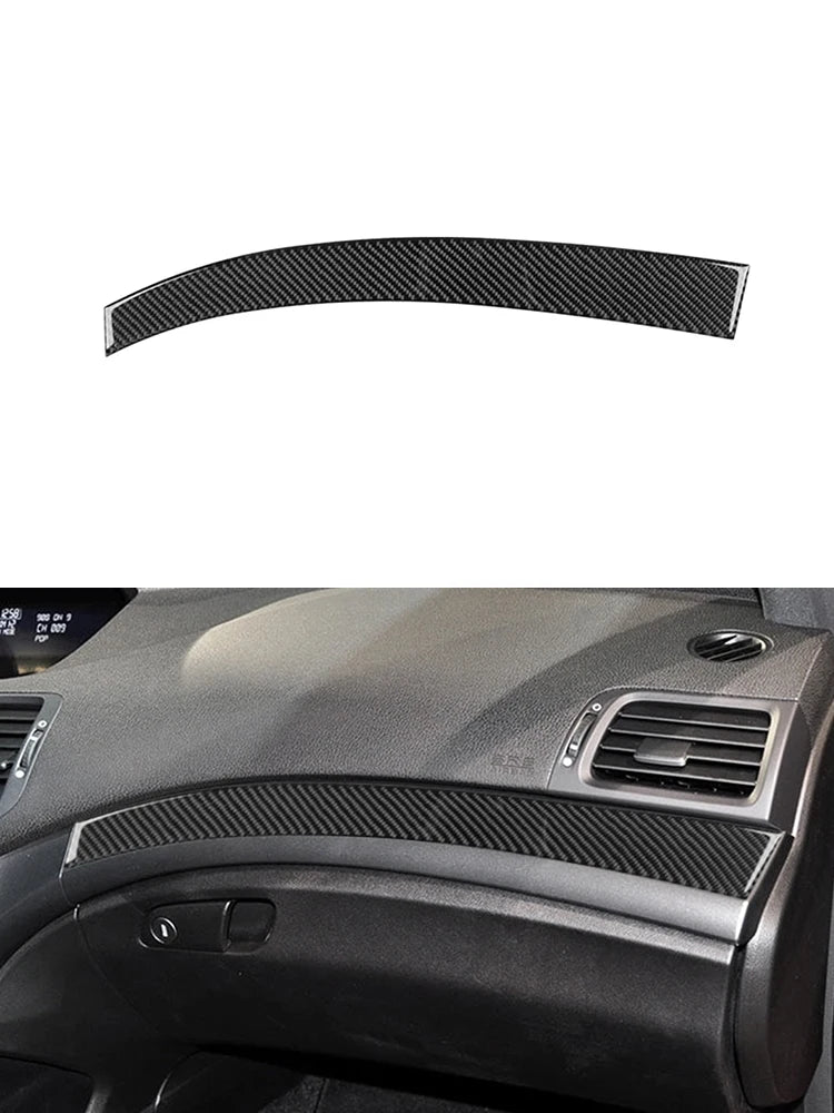 Brand New ABS Carbon Fiber Decorative Car Various Parts Cover Trim Sticker For ACURA TSX 2009-2014 Interior Accessories Stickers