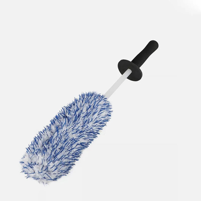 Automobile Dust Removal Brush Anti-slip Soft Handle High Absorbency Superfiber Car Tire Brush  Car Cleaning Tools Dusting Brush