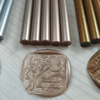 20Pcs/Lot Antique Hot melt Glue sticks Metal color Silicone bars for gun Golden/Silvery/Champagne/Bronze DIY Sealing wax