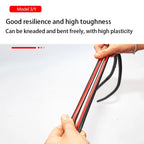 Door Seal Soundproof Kit For  Tesla Model 3 Y  2017-2025 Rubber Weather Draft Seal Strip Wind Noise Kit Front Trunk Cover Strip