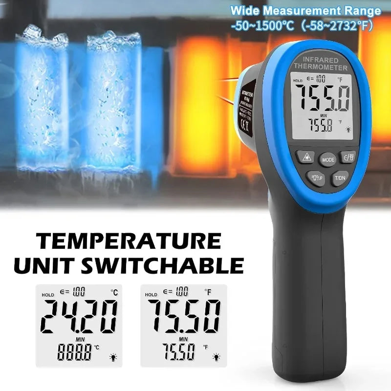 High Temp Infrared Thermometer Gun