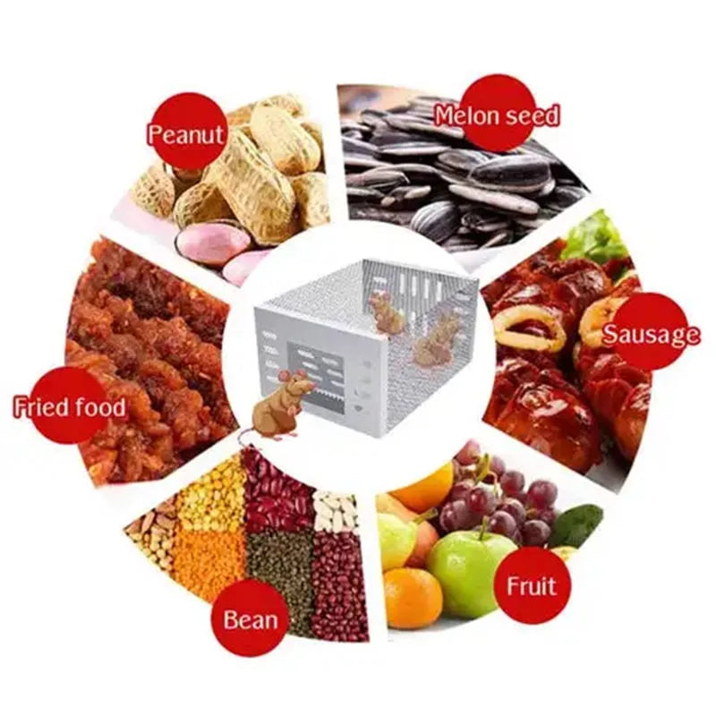 High Efficiency Mousetrap,Automatic Continuous Cycle Mouse Trap Home Garden Rat Catching Artifact Safe And Harmless