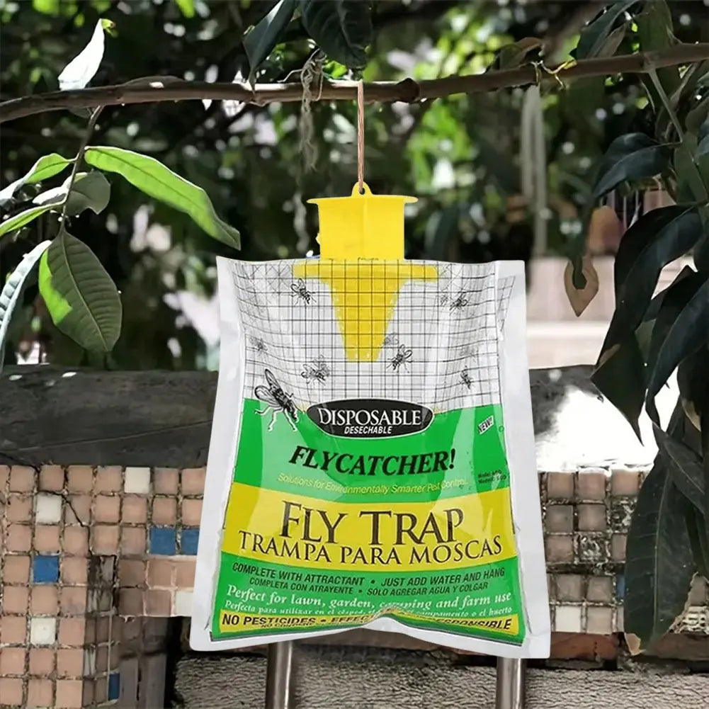 1-30Pcs Hanging Fly Trap Disposable Fly Catcher Bag Mosquito Trap Catcher Fly Wasp Insect Bug Killer Flies Trap for Outdoor