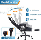Paylesshere Ergonomic Racing Desk Chair Computer Chair Gaming Chair With Footrest Lumbar Support Headrest Armrest Task Rolling