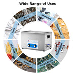 30L Ultrasonic Cleaner 40kHz Ultrasound Bath Heated Ultrasonic Cleaning Machine for Carburetor,Jewellery,Tools,Auto Parts etc