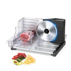 JIQI Household Commercial Foldable Lamb Roll Slicer 0-18mm Thickness Adjustable Pure Copper Motor Vegetable Meat Slicing Machine