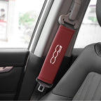 Car seat belt cover for Fiat 500 Breathable shoulder pad Driver shoulder care for adults and children car accessories interior