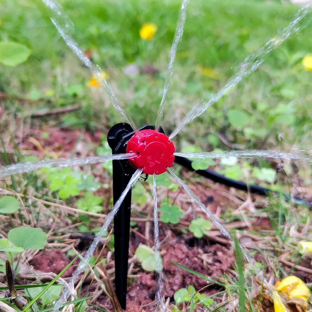 Greenhouse 10M-30M DIY Drip Irrigation System Automatic Watering Garden Hose Micro Drip Watering Kits with Adjustable Drippers