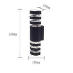 E27/GU10 Outdoor Lights Lighting Wall Light Waterproof Up Down Aluminum Garden Light Double Head Wall Lamp Corridor Lighting