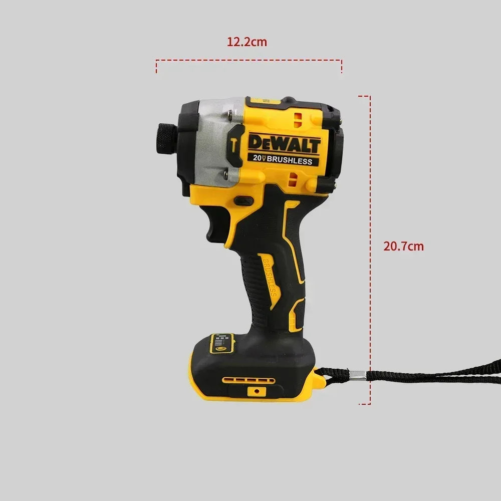 2025 DEWALT DCF860 Kit Brushless Cordless Premium Impact Driver 282NM 20V Power Tools Without Battery