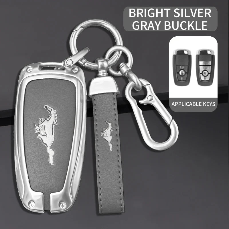 Zinc alloy Car Smart Key Case Cover Protector Shell Fob For Ford Fusion Mondeo Mustang Edge Expedition EXplorer F-150 F-250 F-35