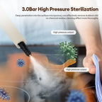 1200W Hand-held Steam Cleaner High Temperature Pressurized Steam Cleaning Air Conditioning Kitchen Hood Car Electric Cleaner