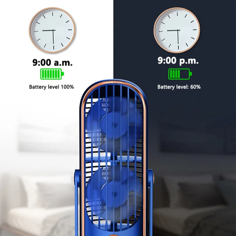 Xiaomi Rechargeable Desk Fan Portable Cooling Electric Fan Small Perso
