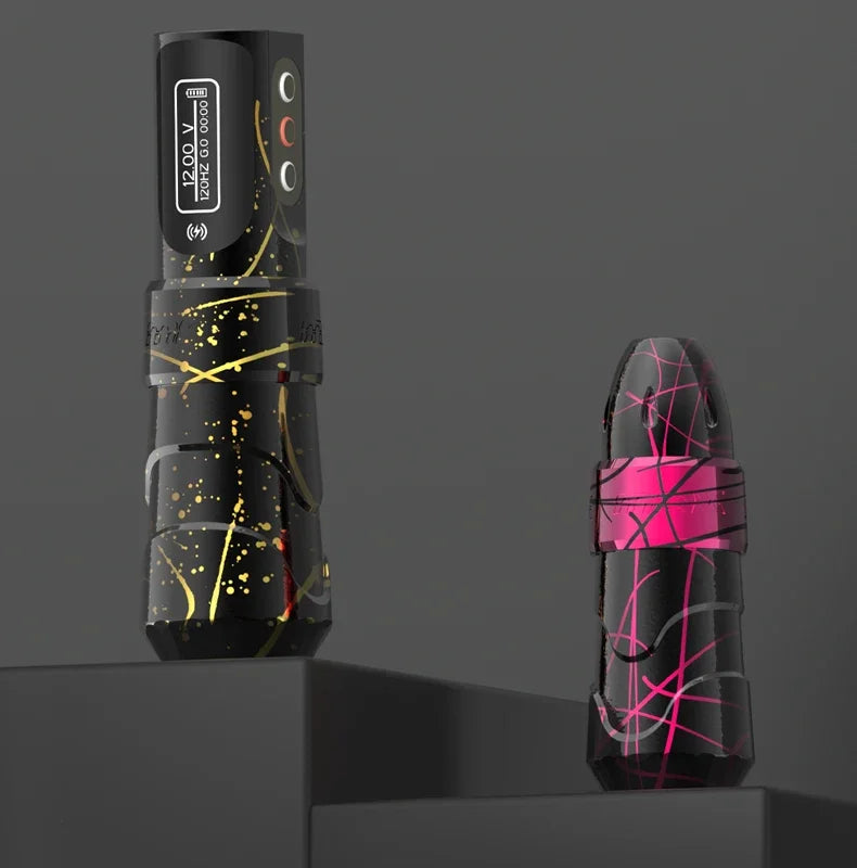 Wireless Tattoo Pen Machine with 2400mAh Battery for Artists