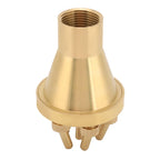 FNPT 1" DN25 Fountain Nozzle 2 Tier Center Straight Style Garden Pond Spray Head For Garden Decor