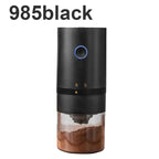 Portable long endurance electric coffee grinder with USB charging adjustable ceramic grinding core grinder