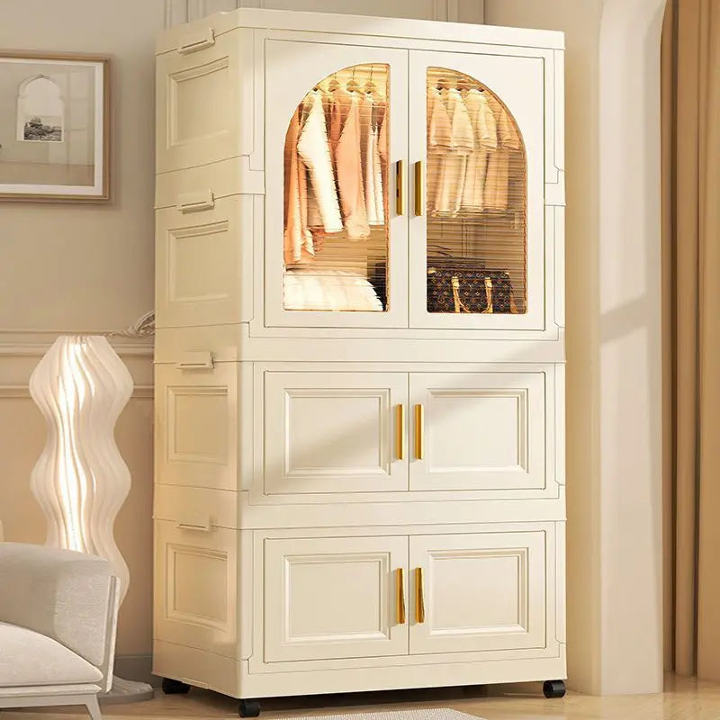 Dressers Bedroom Furniture Home Folding Wardrobe Household Children Wardrobe Home Bedroom Dwvo Storage Drawer Storage Cabinet