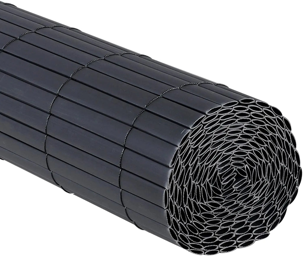 PVC Privacy Shield Fence Balcony Garden Fence Awning Fence Matte Visual Protection Windbreak Outdoor Blinds Screen Roller