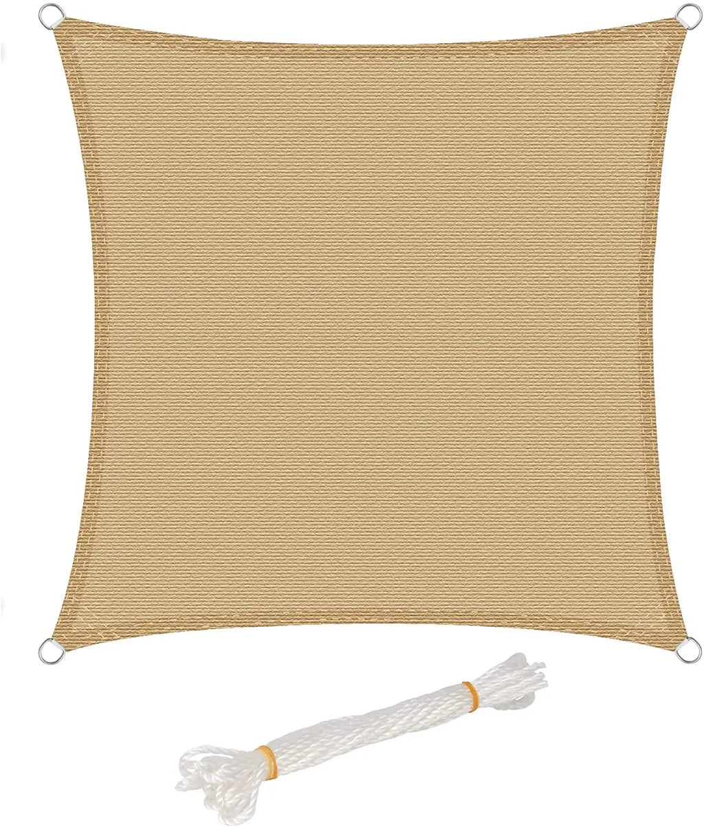 UV Protection Sun Shelter Awning Rectangular Shade Sail Sun Protection HDPE for Patio Garden Camping Outdoor Cover Pool