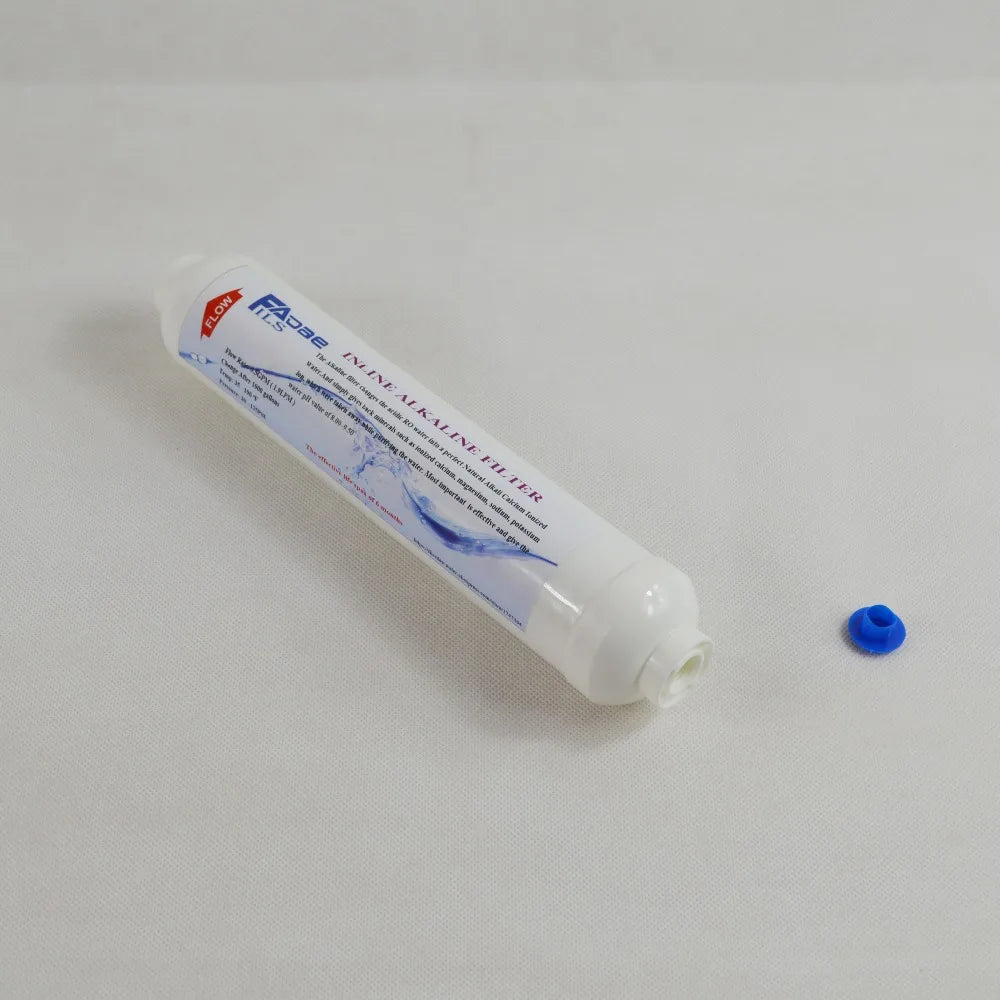 Alkaline Water Filter 2" x 10" Post Inline Water Filter Replacement ph + for Under Sink and  Reverse Osmosis System