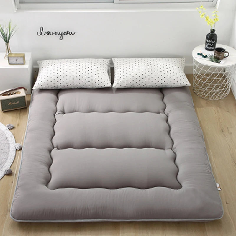 Foldable 7cm Tatami Floor Mat/Pad Soft Comfy Futon for Dorm/Home Nap Thicken Single Double For Sleeping Bed Mattress